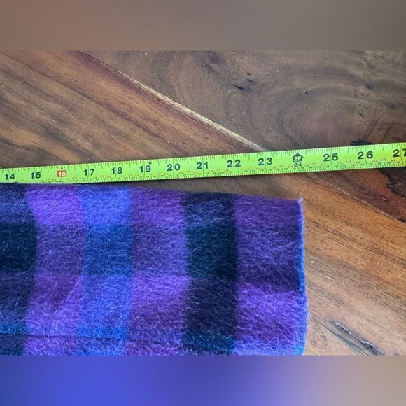 Dress Barn wool purples-pinks-blues plaid full zipper & lined lightweight sz 10 - Picture 10 of 13